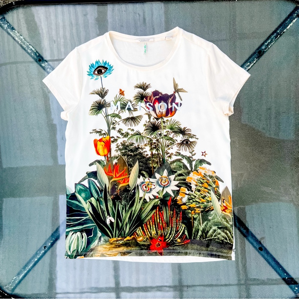 Scotch & Soda Maison floral t-shirt S Gorgeous
